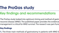 The ProGas study: Key findings