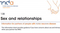 MNDA: Sex and relationships for partners of people living with MND